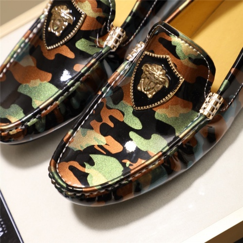 Replica Versace Leather Shoes For Men #515339 $68.00 USD for Wholesale