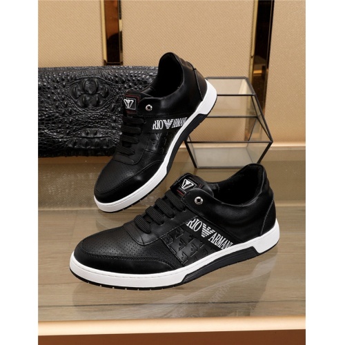 Armani Casual Shoes For Men #515622 $76.00 USD, Wholesale Replica Armani Casual Shoes