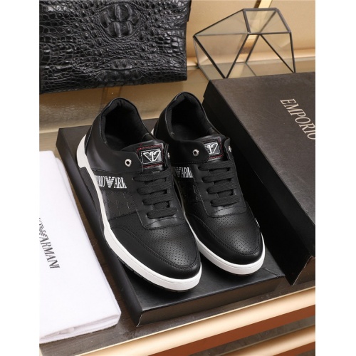 Replica Armani Casual Shoes For Men #515622 $76.00 USD for Wholesale