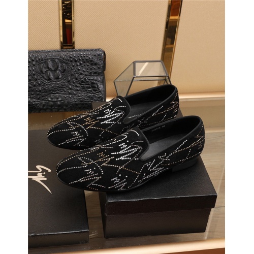 Replica Giuseppe Zanotti Flat Shoes For Men #515638 $80.00 USD for Wholesale