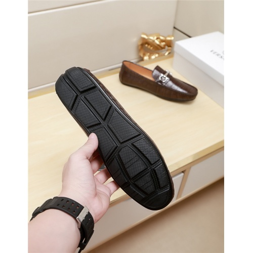 Replica Salvatore Ferragamo Leather Shoes For Men #515643 $72.00 USD for Wholesale