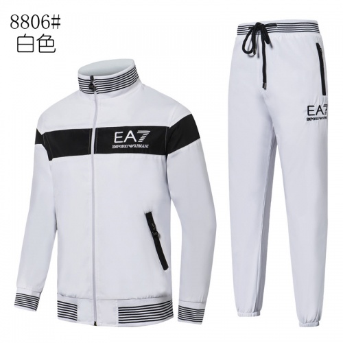 Armani Tracksuits Long Sleeved For Men #515663 $52.00 USD, Wholesale Replica Armani Tracksuits