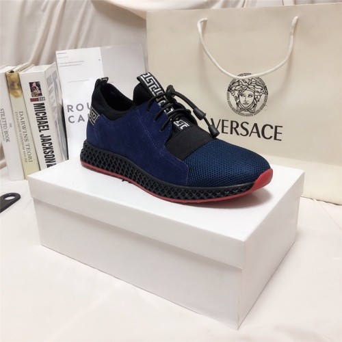 Replica Versace Casual Shoes For Men #515763 $72.00 USD for Wholesale