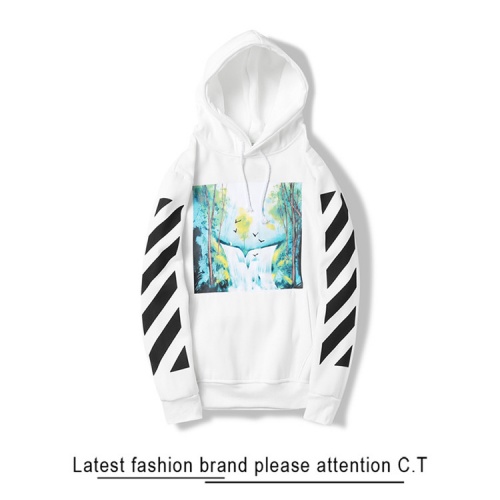 Off-White Hoodies Long Sleeved For Men #516175 $40.00 USD, Wholesale Replica Off-White Hoodies