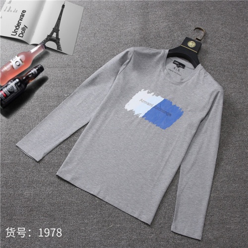 Armani T-Shirts Long Sleeved For Men #516349 $32.00 USD, Wholesale Replica Armani T-Shirts