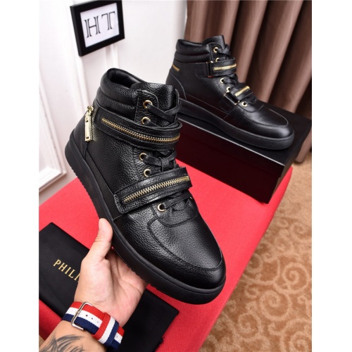Replica Philipp Plein PP High Tops Shoes For Men #516510 $100.00 USD for Wholesale