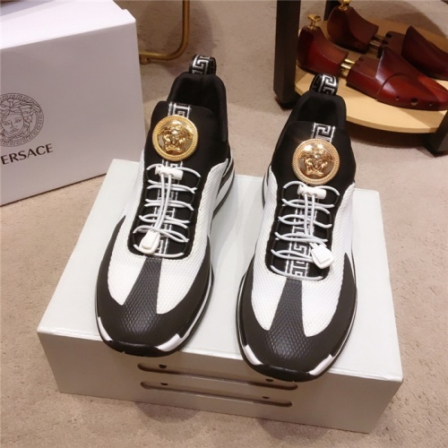 Replica Versace Casual Shoes For Men #516578 $76.00 USD for Wholesale