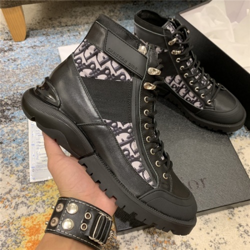 Replica Christian Dior High Tops Shoes For Men #516642 $115.00 USD for Wholesale