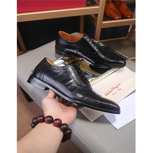 Salvatore Ferragamo Leather Shoes For Men #516644 $122.00 USD, Wholesale Replica Salvatore Ferragamo Leather Shoes