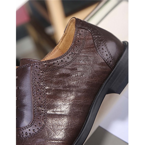 Replica Salvatore Ferragamo Leather Shoes For Men #516646 $122.00 USD for Wholesale