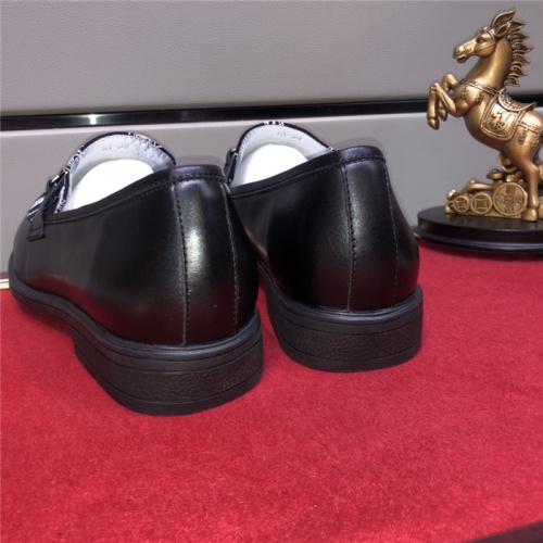 Replica Versace Leather Shoes For Men #516649 $82.00 USD for Wholesale
