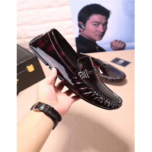 Versace Leather Shoes For Men #516661 $72.00 USD, Wholesale Replica Versace Leather Shoes