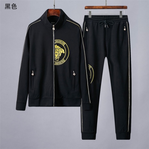 Versace Tracksuits Long Sleeved For Men #517027 $98.00 USD, Wholesale Replica Versace Tracksuits