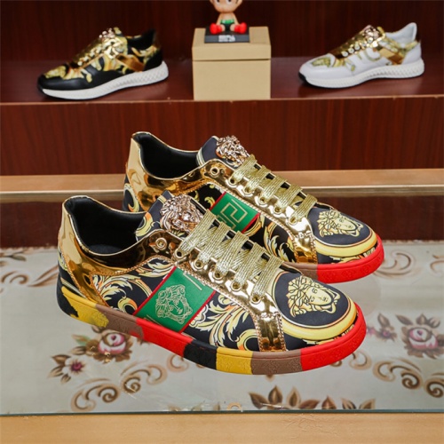Replica Versace Casual Shoes For Men #517139 $72.00 USD for Wholesale