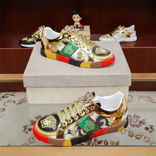 Replica Versace Casual Shoes For Men #517140 $72.00 USD for Wholesale