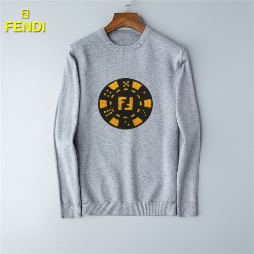 Fendi Sweaters Long Sleeved For Men #517648 $41.00 USD, Wholesale Replica Fendi Sweaters