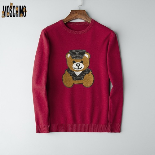 Moschino Sweaters Long Sleeved For Men #517716 $41.00 USD, Wholesale Replica Moschino Sweaters