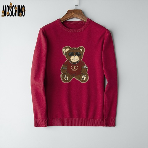 Moschino Sweaters Long Sleeved For Men #517721 $41.00 USD, Wholesale Replica Moschino Sweaters