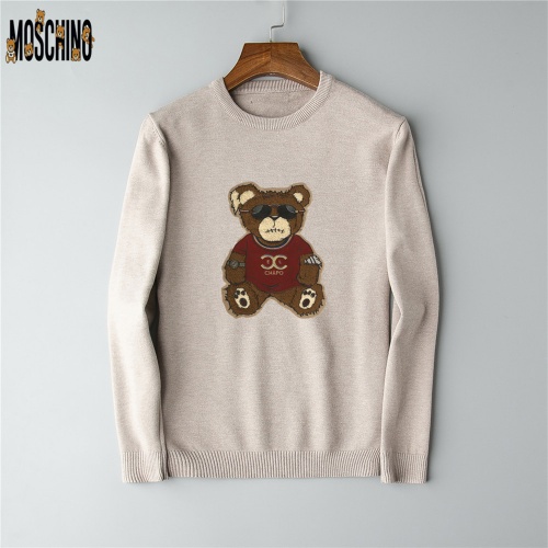 Moschino Sweaters Long Sleeved For Men #517722 $41.00 USD, Wholesale Replica Moschino Sweaters