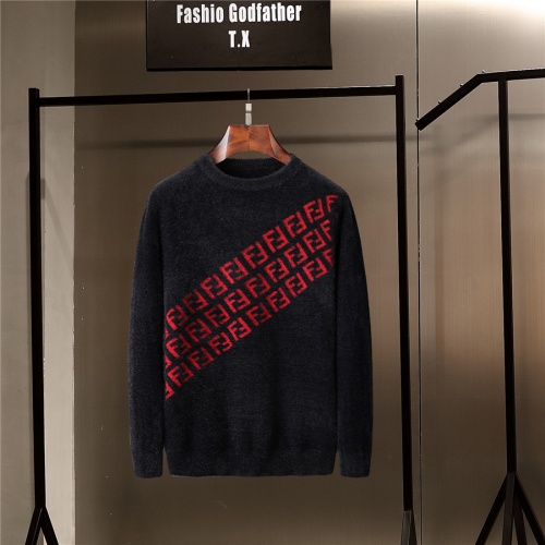 Fendi Sweaters Long Sleeved For Men #517729 $54.00 USD, Wholesale Replica Fendi Sweaters
