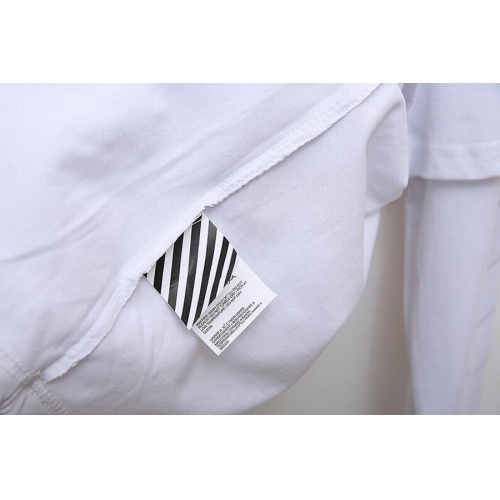 Replica Off-White T-Shirts Long Sleeved For Men #517765 $39.00 USD for Wholesale