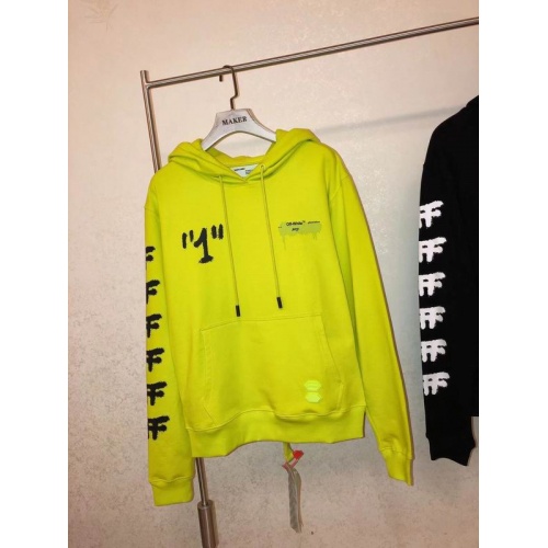 Replica Off-White Hoodies Long Sleeved For Men #517770 $52.00 USD for Wholesale