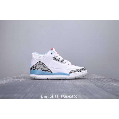 Air Jordan 3 III Kids Shoes For Kids #518178 $46.00 USD, Wholesale Replica Air Jordan 3 III Kids shoes