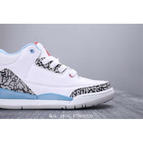 Replica Air Jordan 3 III Kids Shoes For Kids #518178 $46.00 USD for Wholesale