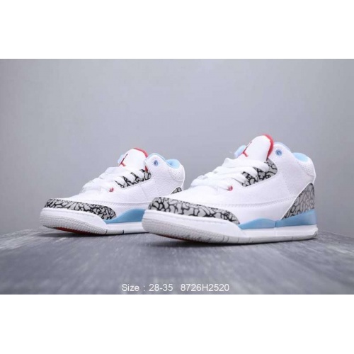 Replica Air Jordan 3 III Kids Shoes For Kids #518178 $46.00 USD for Wholesale