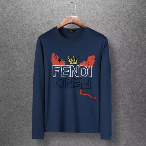 Fendi T-Shirts Long Sleeved For Men #519371 $29.00 USD, Wholesale Replica Fendi T-Shirts