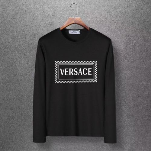 Versace T-Shirts Long Sleeved For Men #519400 $29.00 USD, Wholesale Replica Versace T-Shirts