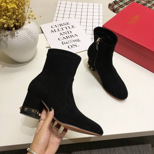 Replica Valentino Boots For Women #519542 $76.00 USD for Wholesale