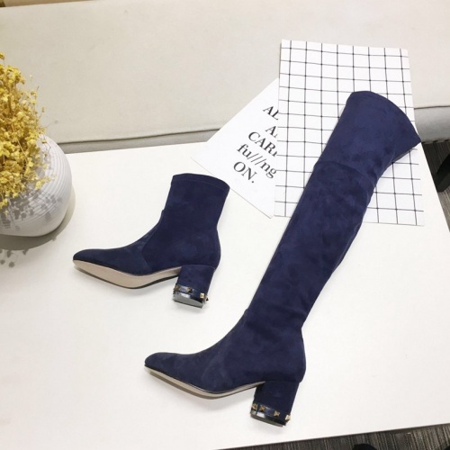 Replica Valentino Boots For Women #519550 $76.00 USD for Wholesale