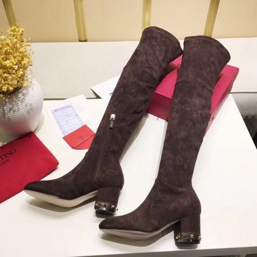 Replica Valentino Boots For Women #519552 $76.00 USD for Wholesale