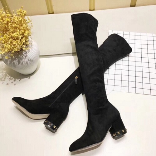 Replica Valentino Boots For Women #519553 $76.00 USD for Wholesale