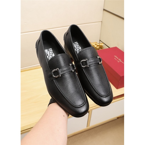Ferragamo Leather Shoes For Men #521953 $78.00 USD, Wholesale Replica Salvatore Ferragamo Leather Shoes