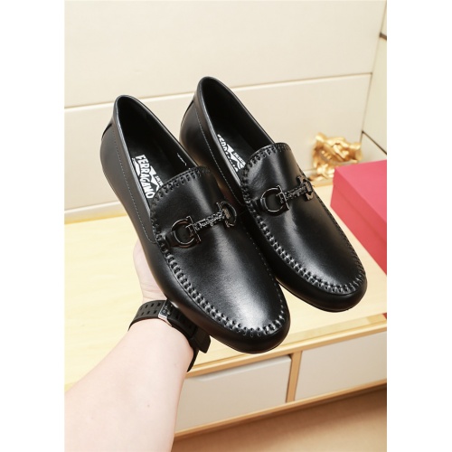 Ferragamo Leather Shoes For Men #521962 $69.00 USD, Wholesale Replica Salvatore Ferragamo Leather Shoes