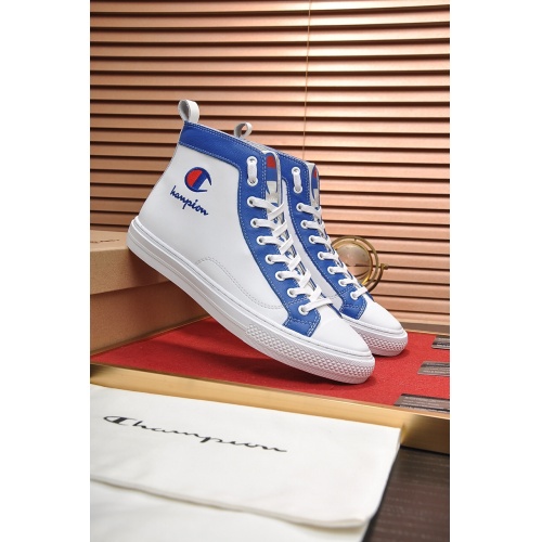 Replica Champion High Tops Shoes For Men #521965 $85.00 USD for Wholesale