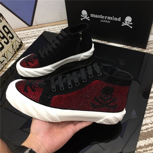 Replica Mastermind Japan High Tops Shoes For Men #522031 $80.00 USD for Wholesale