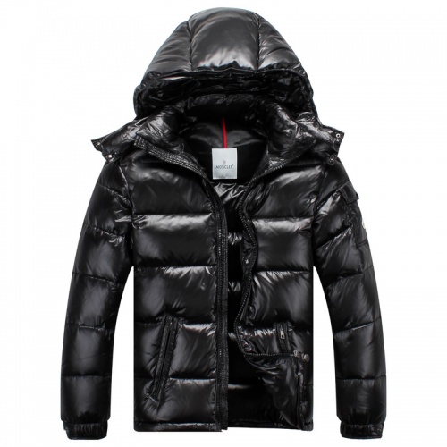Moncler Down Feather Coat Long Sleeved For Men #523413 $125.00 USD, Wholesale Replica Moncler Down Feather Coat