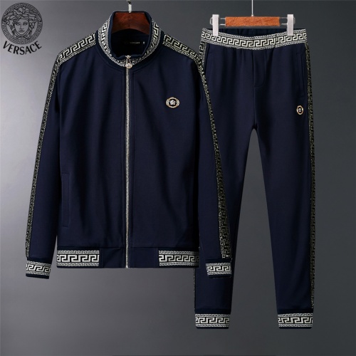 Versace Tracksuits Long Sleeved For Men #523415 $98.00 USD, Wholesale Replica Versace Tracksuits