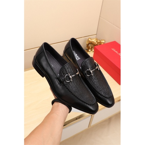 Ferragamo Leather Shoes For Men #524106 $76.00 USD, Wholesale Replica Salvatore Ferragamo Leather Shoes