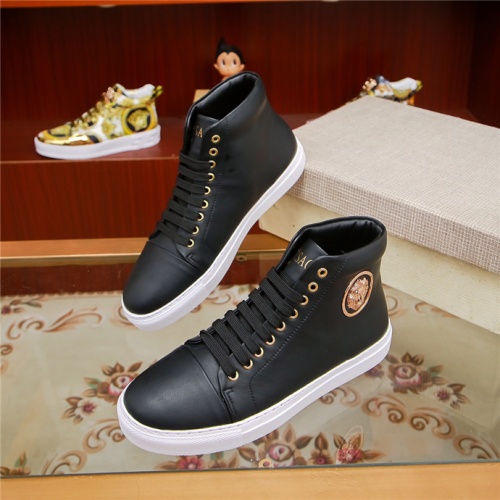Replica Versace High Tops Shoes For Men #524341 $82.00 USD for Wholesale