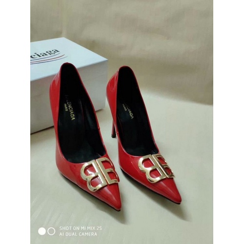 Replica Balenciaga High-Heeled Shoes For Women #525728 $76.00 USD for Wholesale