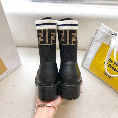 Replica Fendi Fashion Boots For Women #526323 $98.00 USD for Wholesale