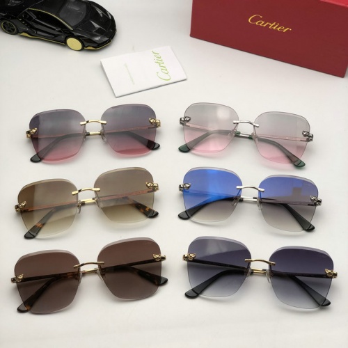 Replica Cartier AAA Quality Sunglasses #526445 $50.00 USD for Wholesale