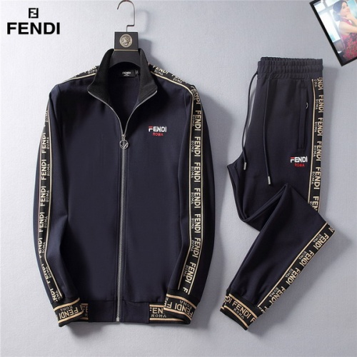 Fendi Tracksuits Long Sleeved For Men #527623 $100.00 USD, Wholesale Replica Fendi Tracksuits