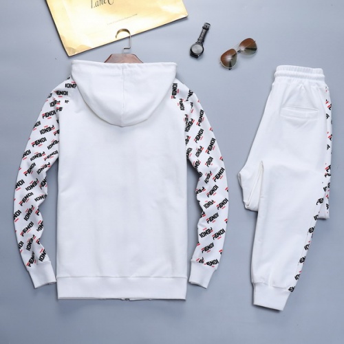 Replica Fendi Tracksuits Long Sleeved For Men #527628 $88.00 USD for Wholesale