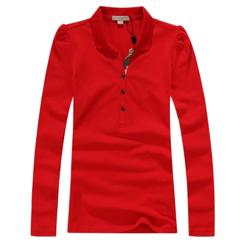 Burberry T-Shirts Long Sleeved For Women #527881 $42.00 USD, Wholesale Replica Burberry T-Shirts