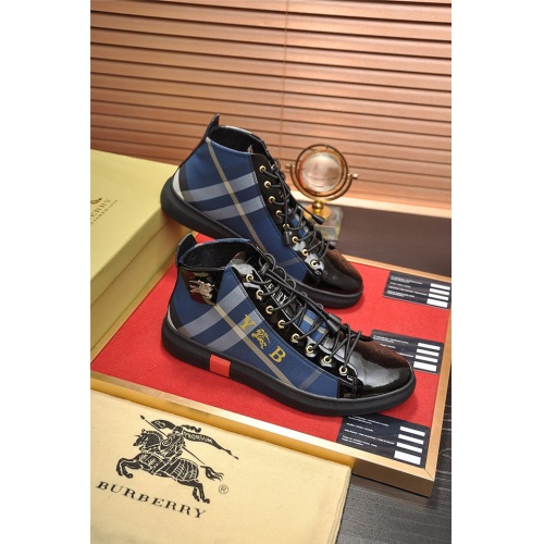 Burberry High Tops Shoes For Men #528218 $80.00 USD, Wholesale Replica Burberry High Tops Shoes
